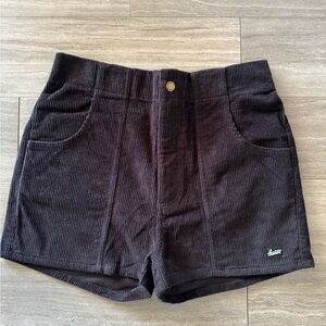 Hammies Black Corduroy Shorts